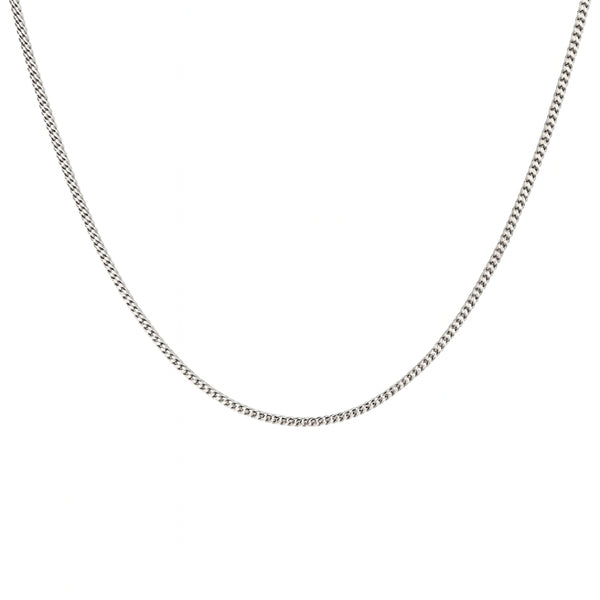 Silver chain for men and women 18 inches in 92.5 sterling silver