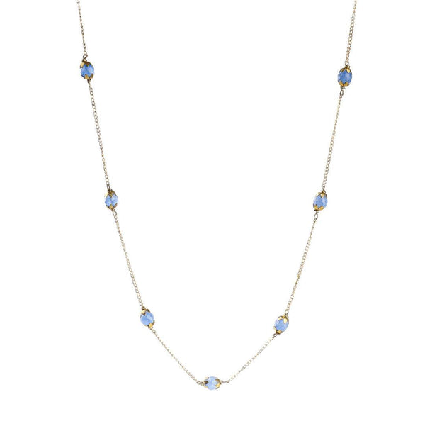 22K Gold-Plated Fashion Necklace front view featuring an elegant design and premium 22K gold-plated finish