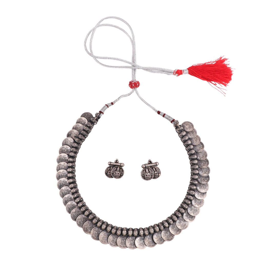 Silver Laxmi Set