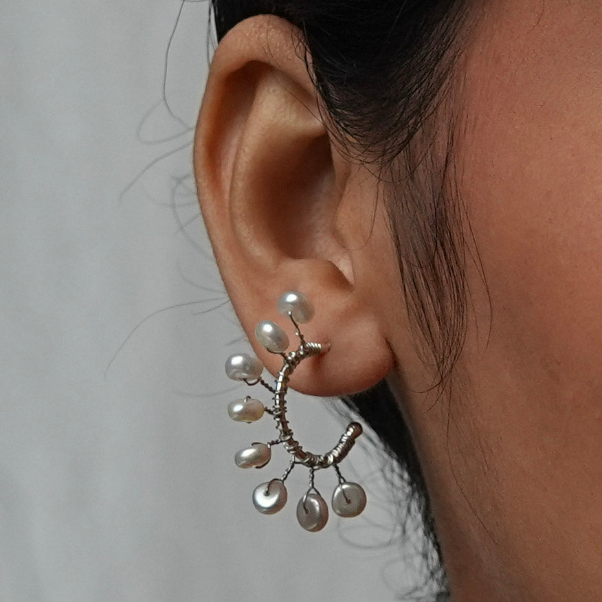 Freshwater Pearl Hoops (Project Handmade)