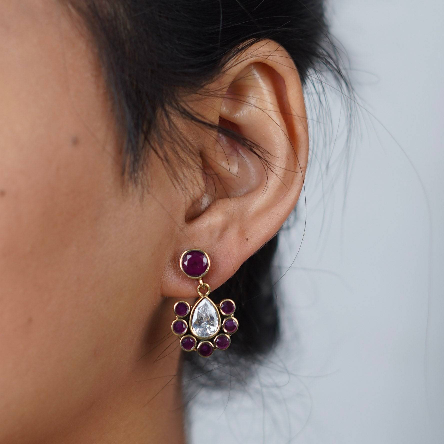 Brass Fashion Earrings