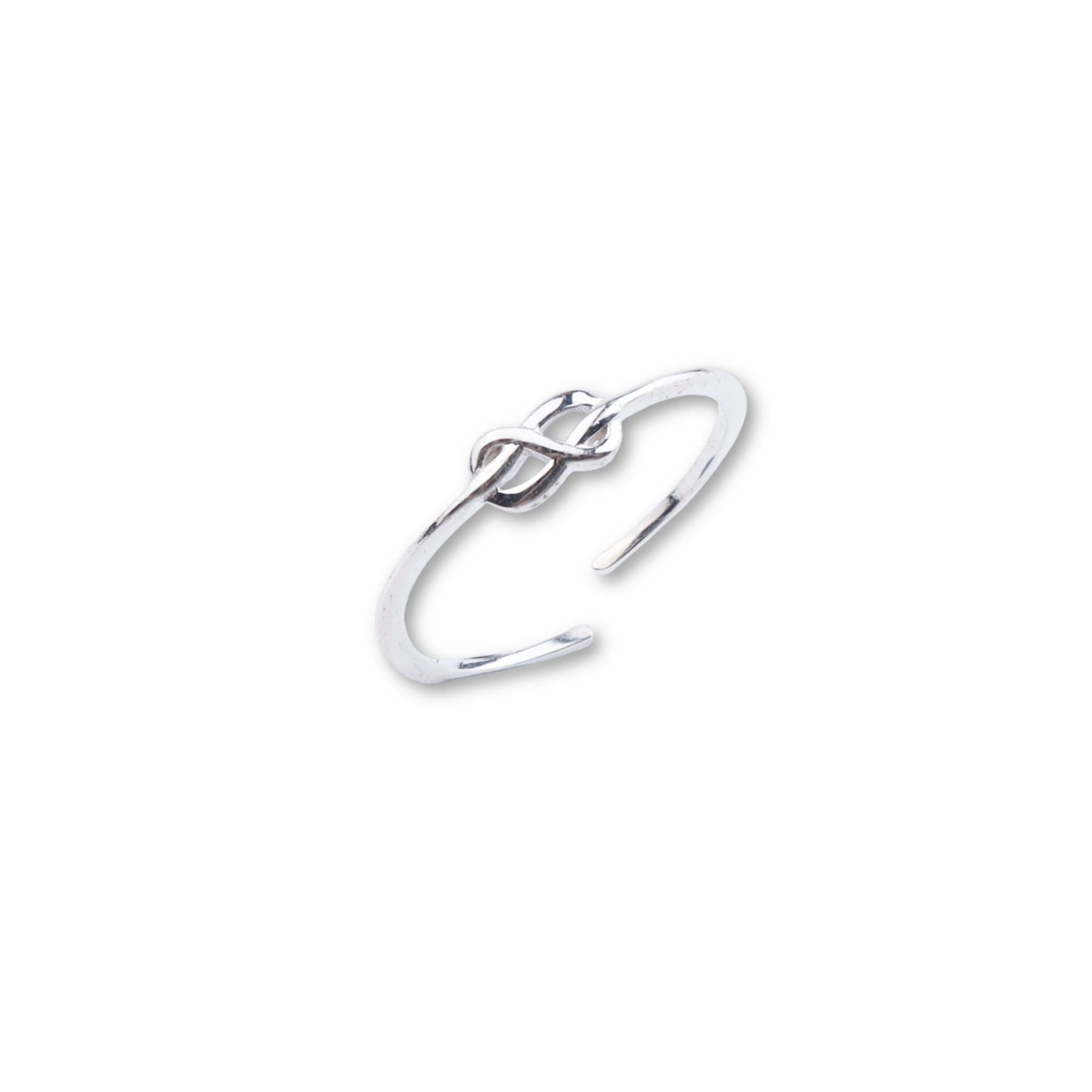 Silver infinity ring minimalist jewelry