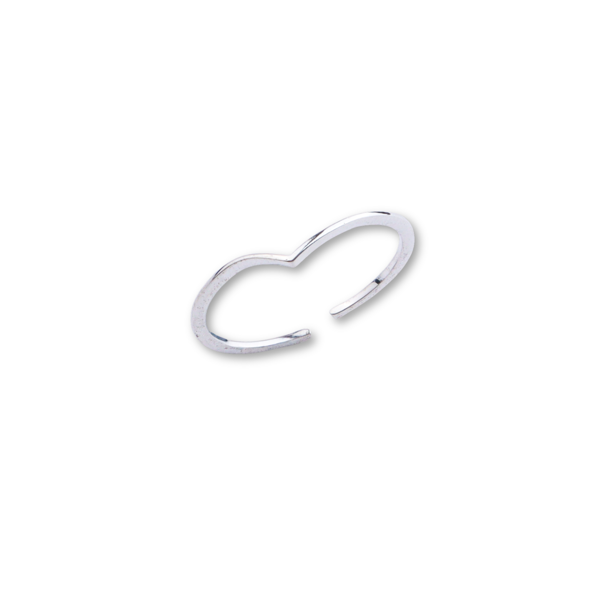 V-Shape Thin Band Ring