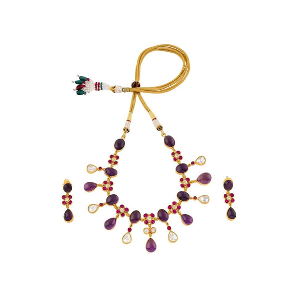 22K Gold-Plated Fashion Set front view featuring an elegant, coordinated design and premium 22K gold-plated finish
