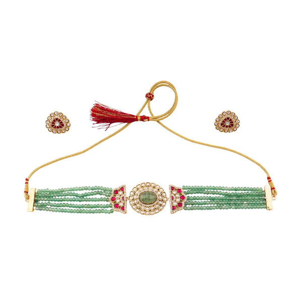 22K Gold-Plated Fashion Sets front view featuring an elegant coordinated design and premium 22K gold-plated finish