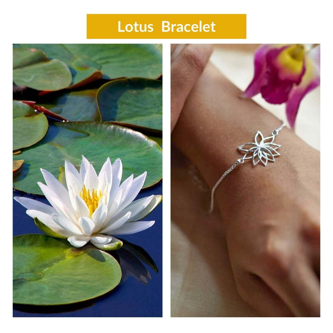 Lotus Silver Bracelet