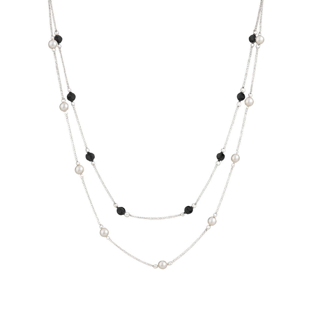 Three Way Silver Chain Mangalsutra in 92.5 sterling silver