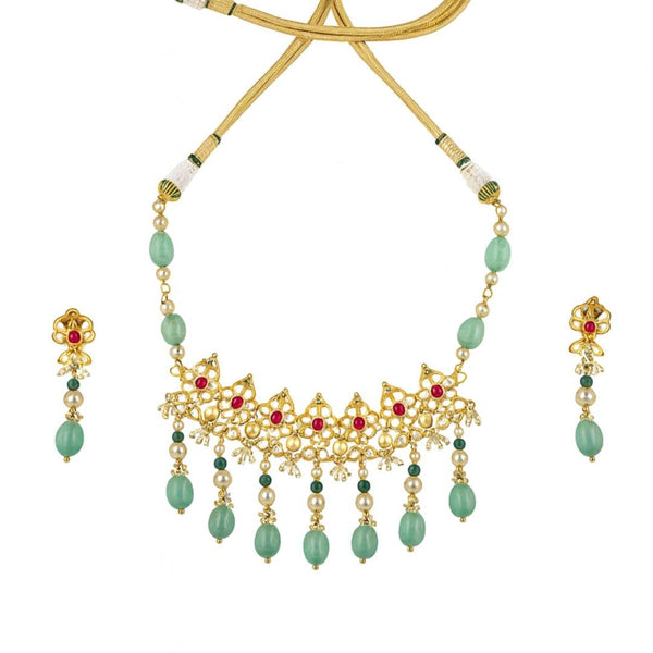 22K Gold-Plated Fashion Set front view featuring an elegant, coordinated design and premium 22K gold-plated finish