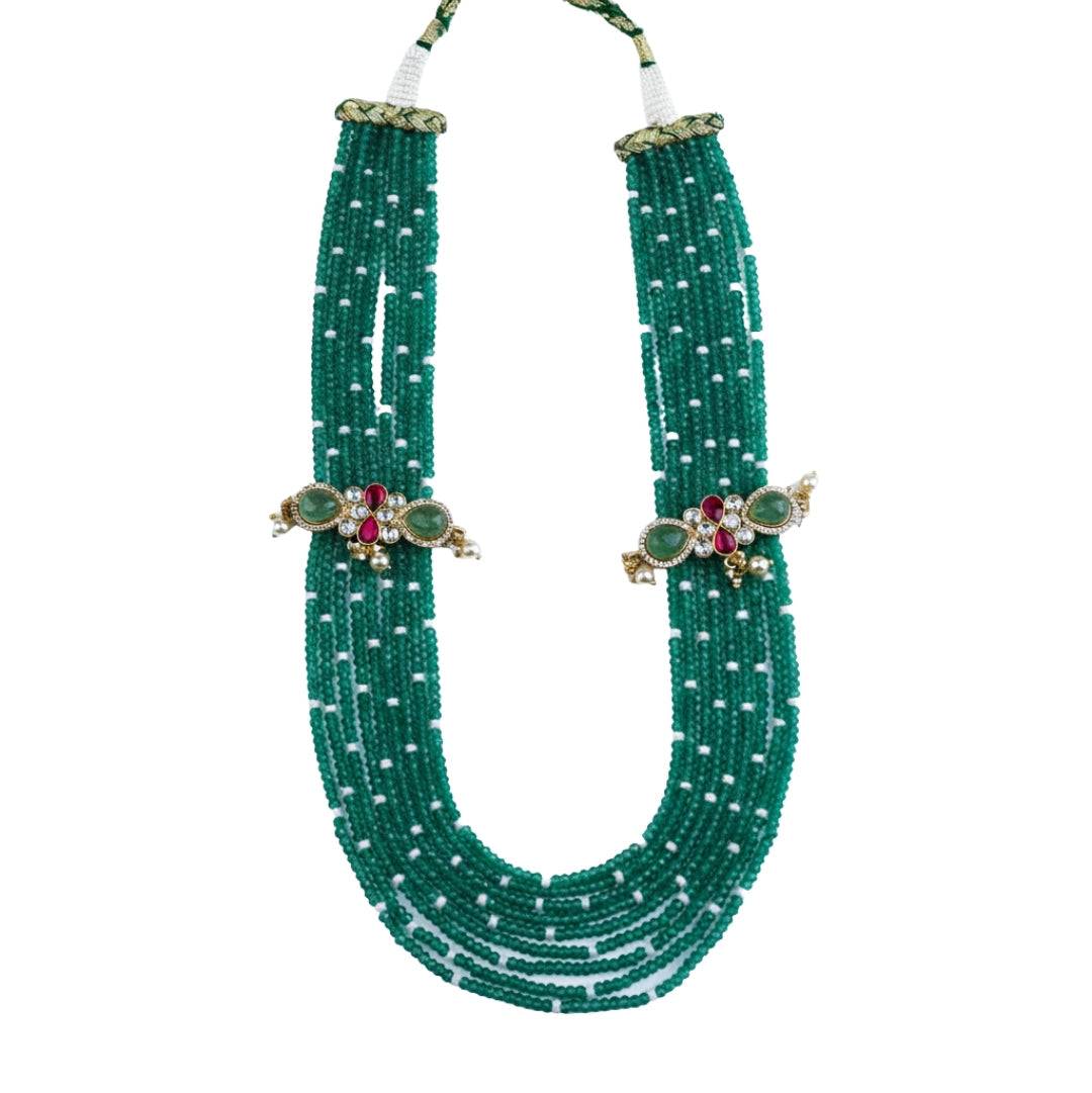 22K Gold-Plated Fashion Necklace front view featuring an elegant design and premium 22K gold-plated finish