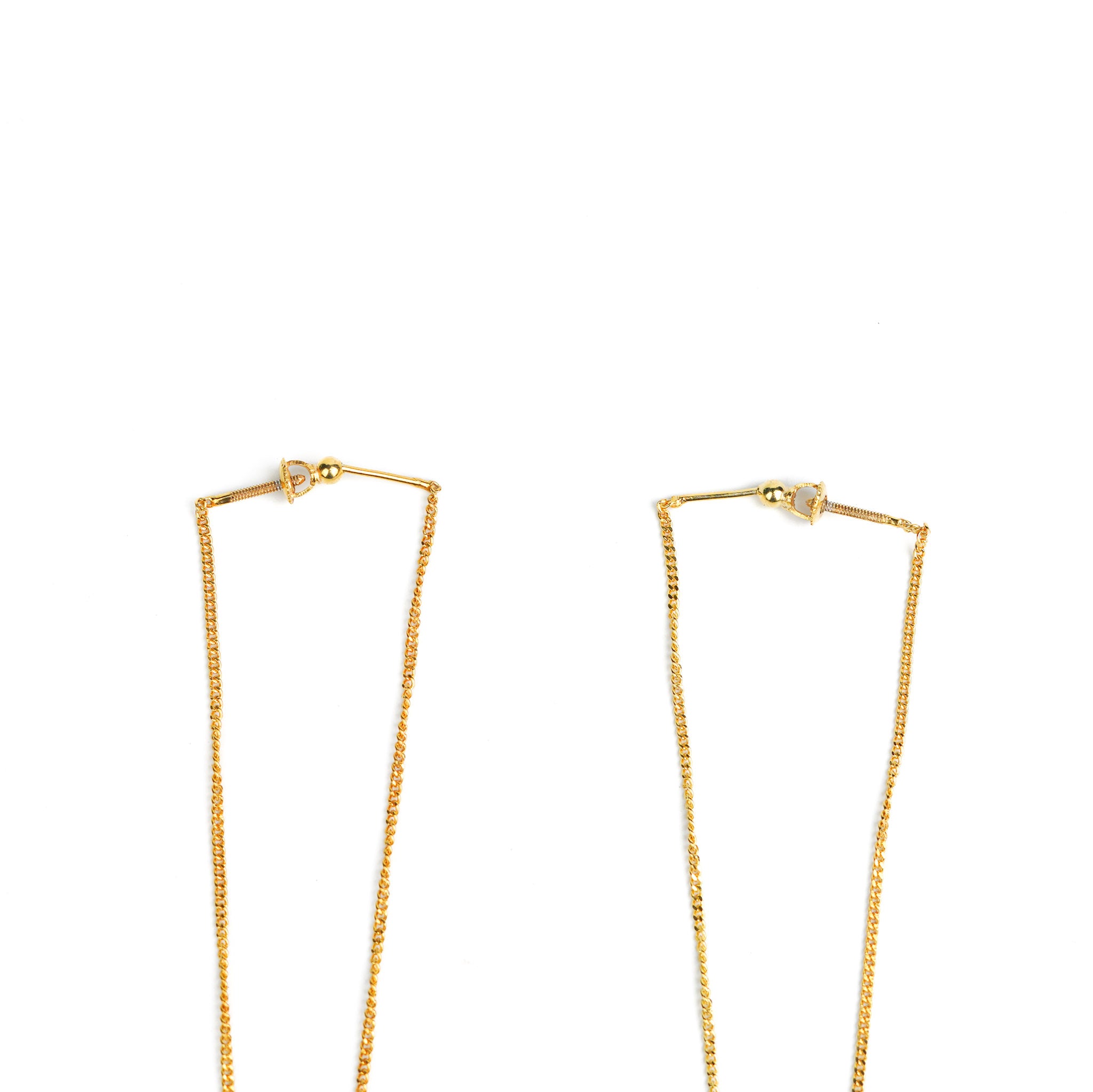 Kashmir Dejhoor Earring - Ghungroo | 92.5 Silver | 22K Gold Plated