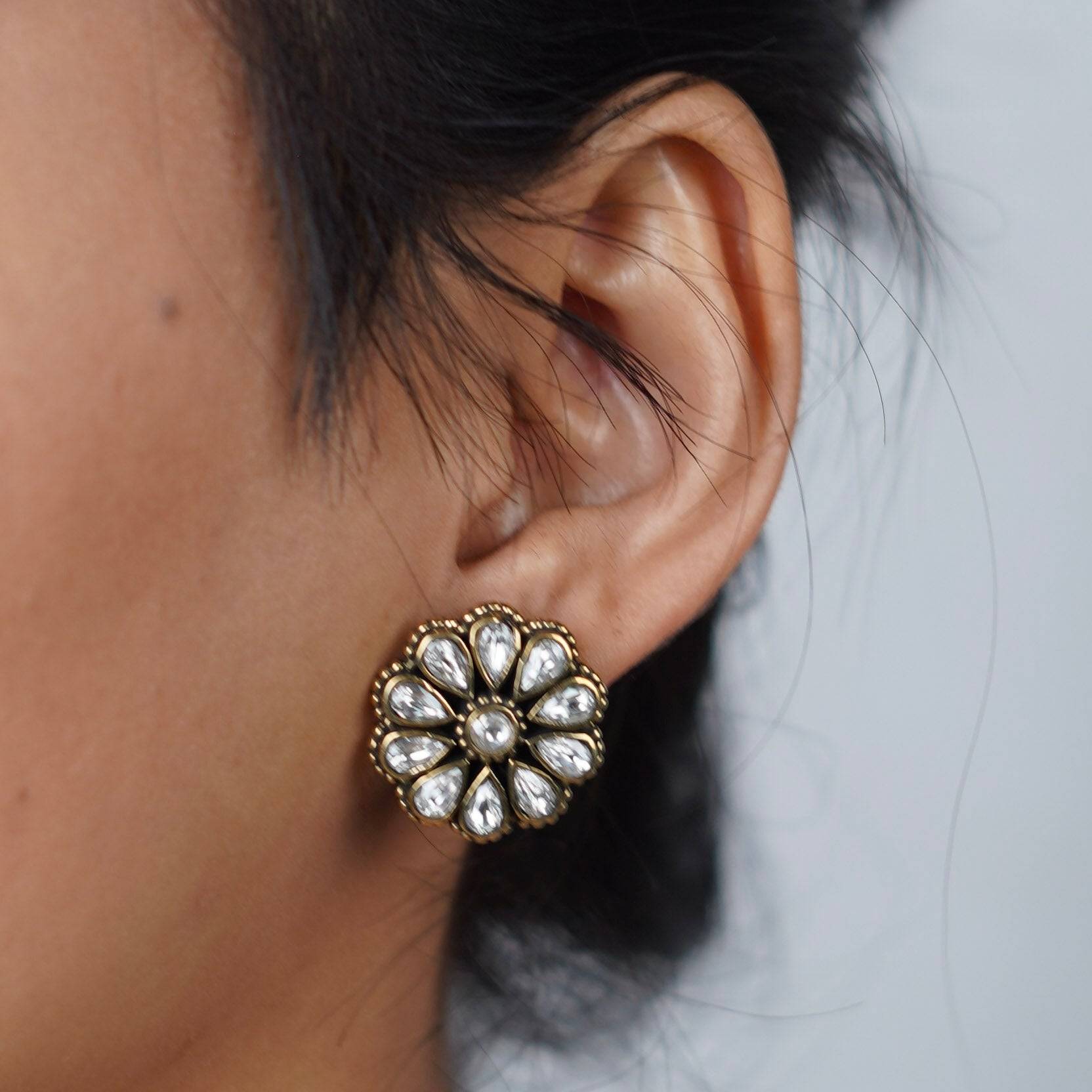 Brass Fashion Earrings
