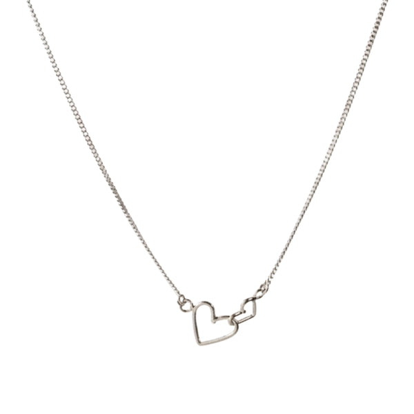 You & Me (Heart Flat Pendant) Necklace