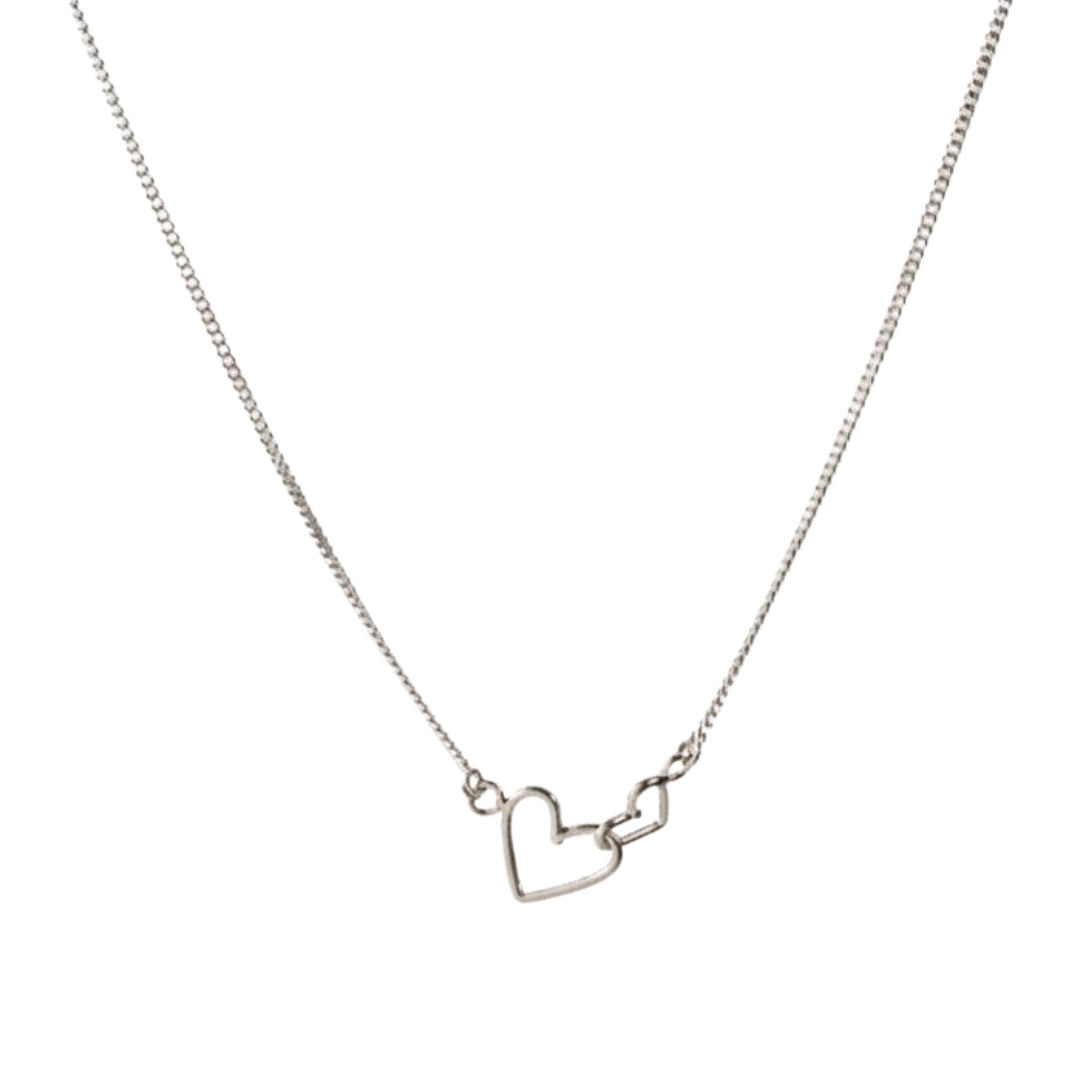 You & Me (Heart Round Pendant) Necklace