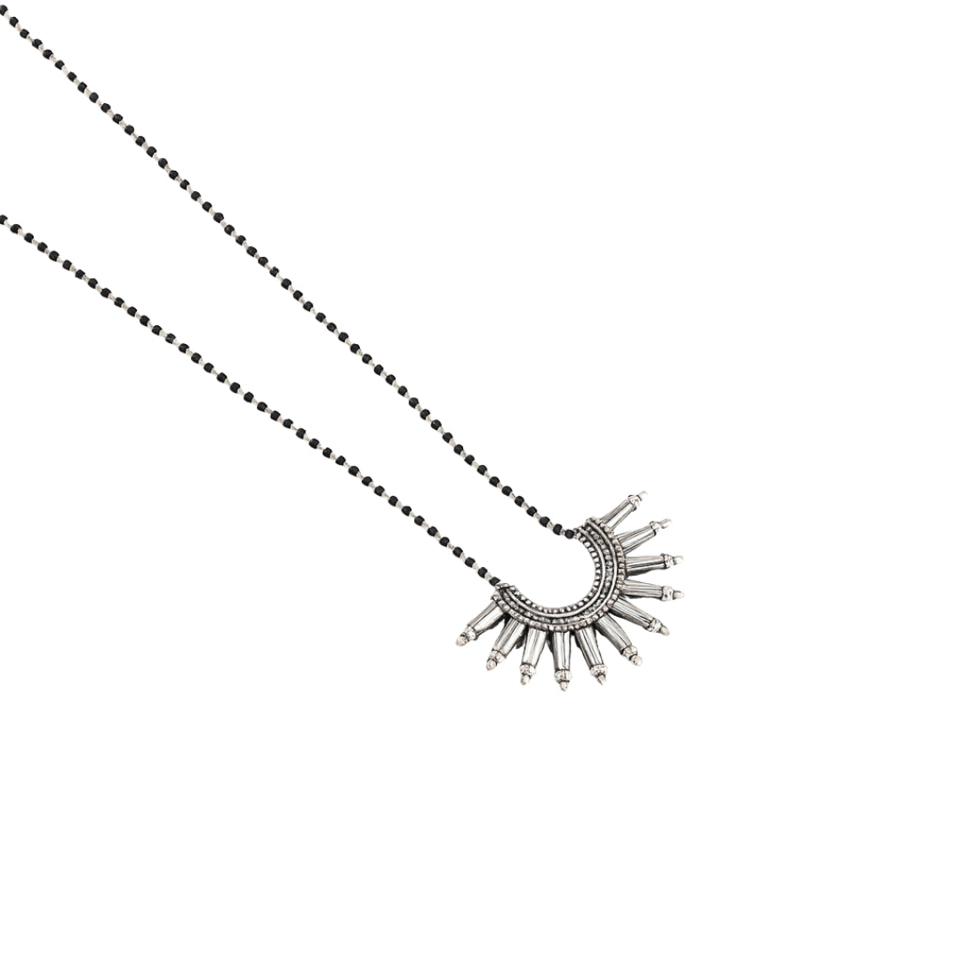 Silver Surya Kiran String Mangalsutra
