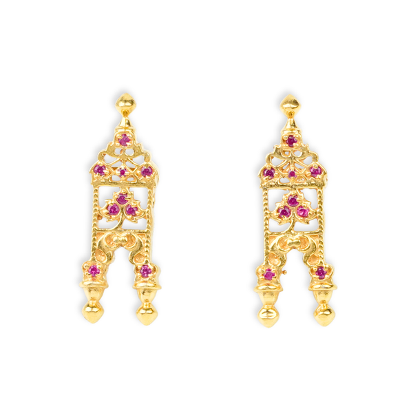 Taali Mangalsutra Earrings | 22K Gold-Plated