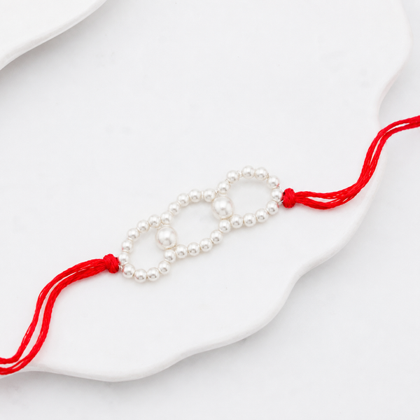 Handmade Pearl Rakhi