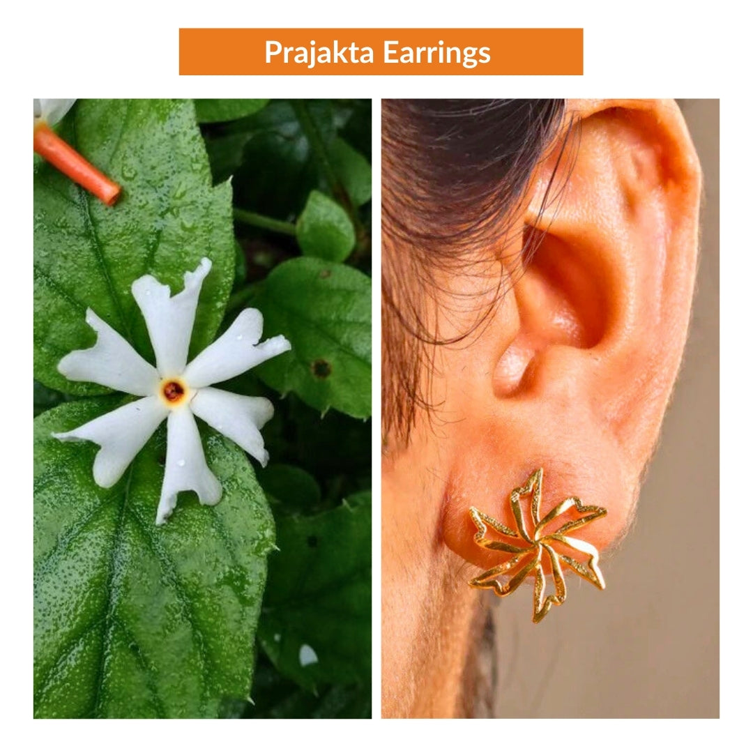 Prajakta Earrings | 92.5 Silver | 22K Gold Plated