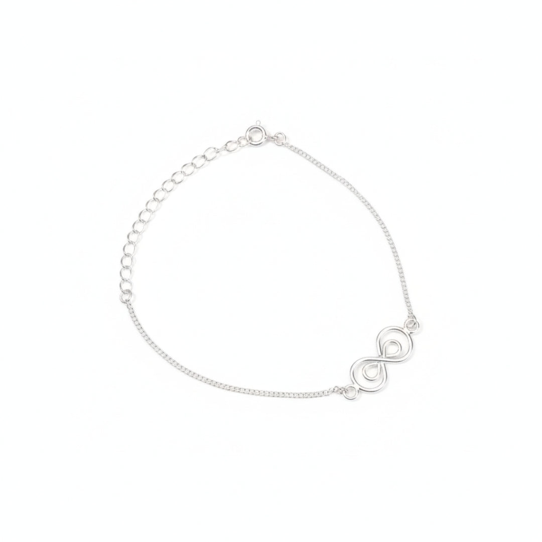 You & Me (Infinity Round) Bracelet