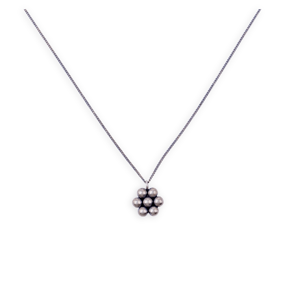 Silver Kudi Pendant Chain Original Size necklace with cluster pendant
