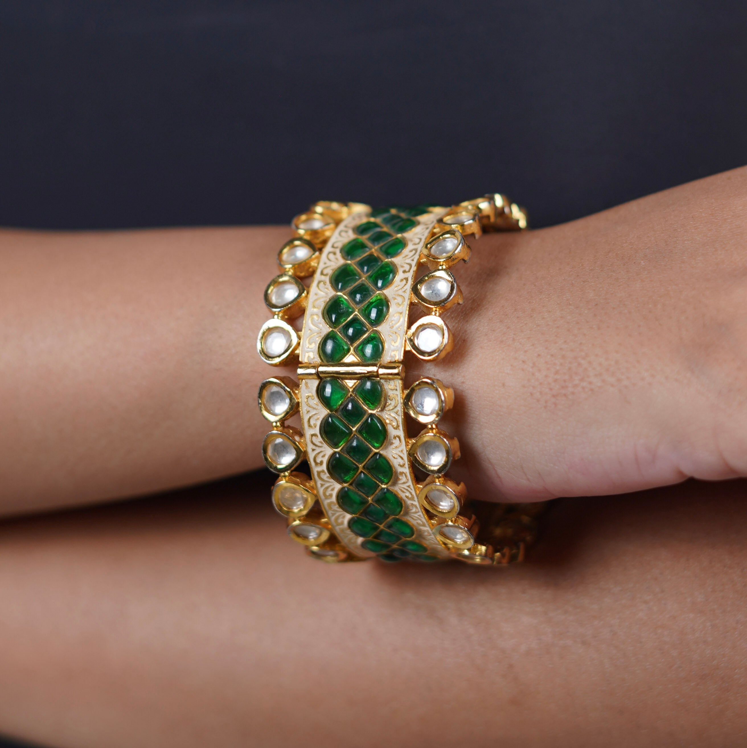 22K Gold Plated Fashion Bangle (Single)