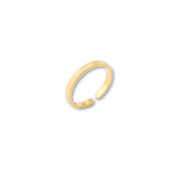 Silver Ring - Big | 22K Gold-Plated