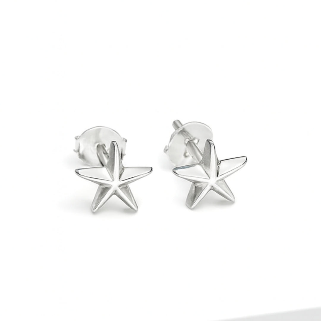 Silver Starfish Stud | 92.5 Silver