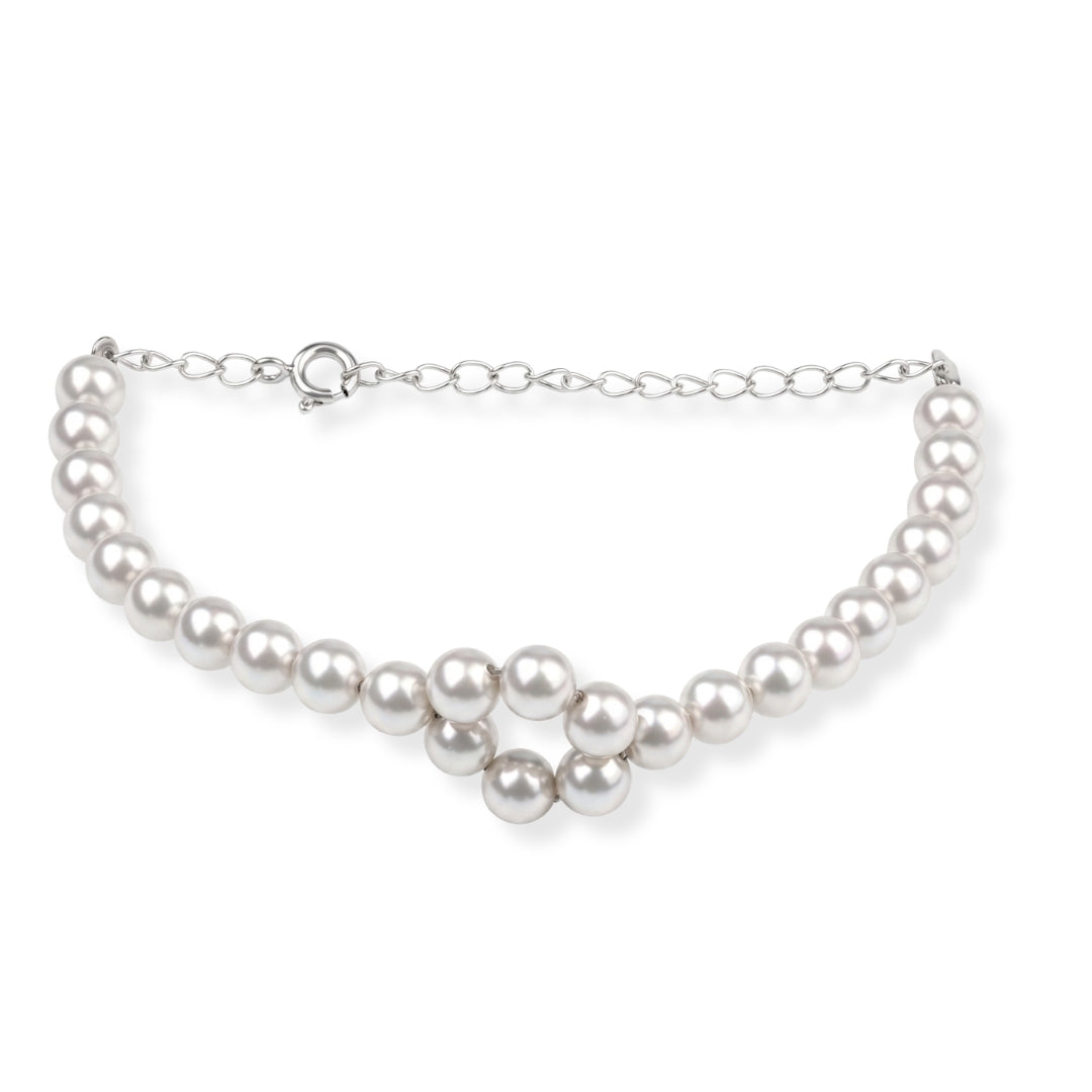 Pearl Flower Bracelet (Project Handmade)