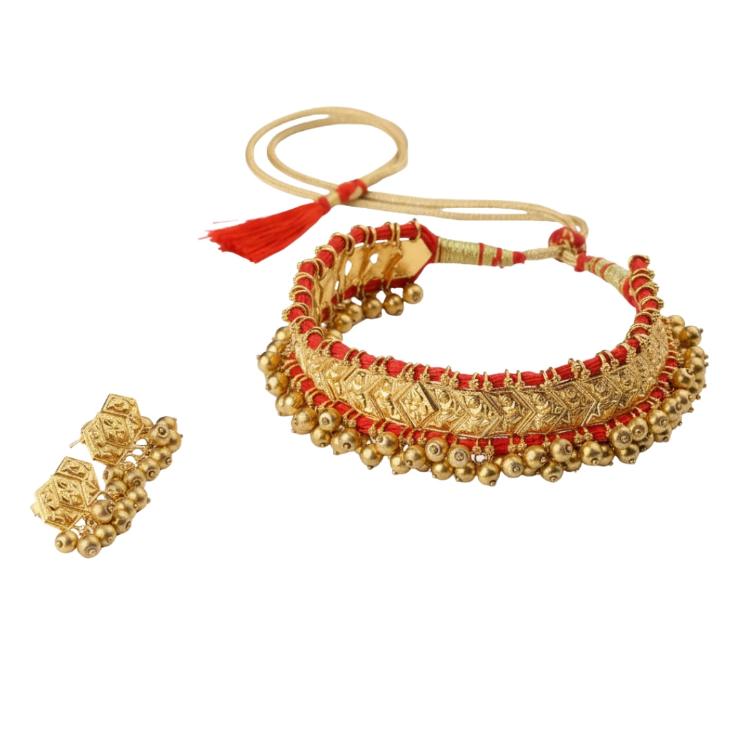 Maharani Vajrateek | 92.5 Silver | 22 Carat Gold Plated