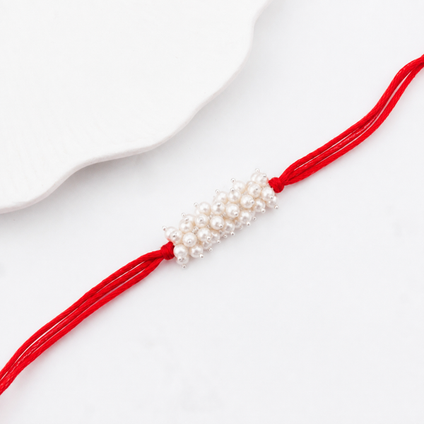 Handmade Pearl Rakhi