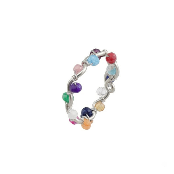 Multicolor Twisted Ring (Project Handmade)