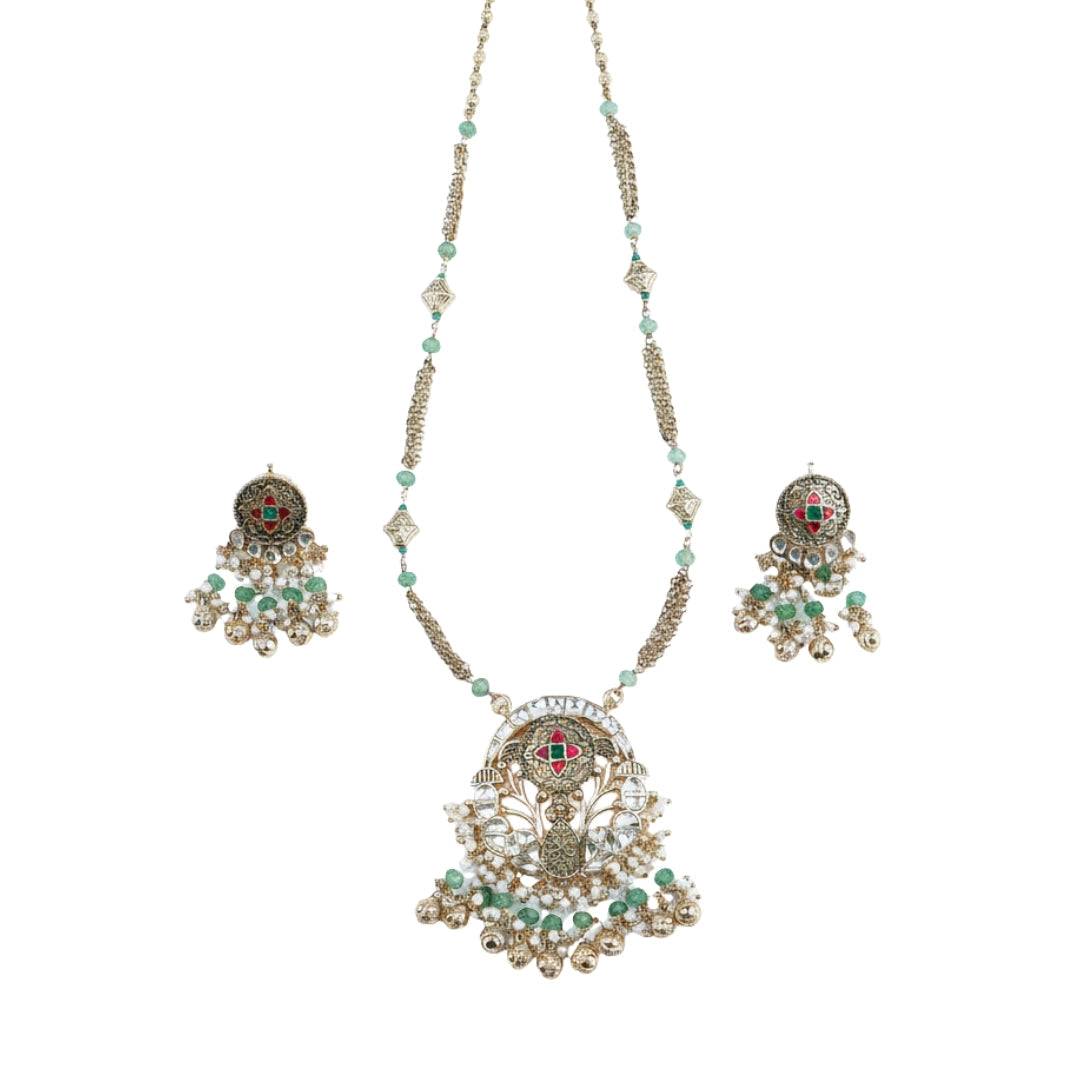 22K Gold-Plated Fashion Set front view featuring an elegant, coordinated design and premium 22K gold-plated finish