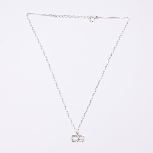 Silver Third Eye Pendant Necklace