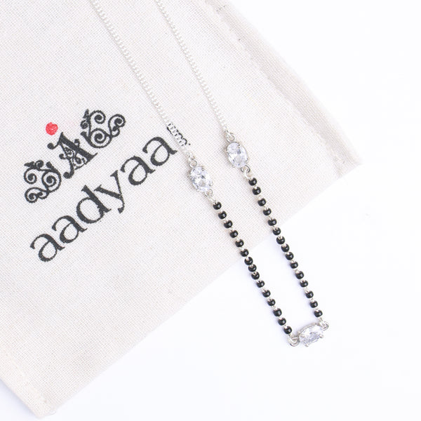 Oval CZ Mangalsutra