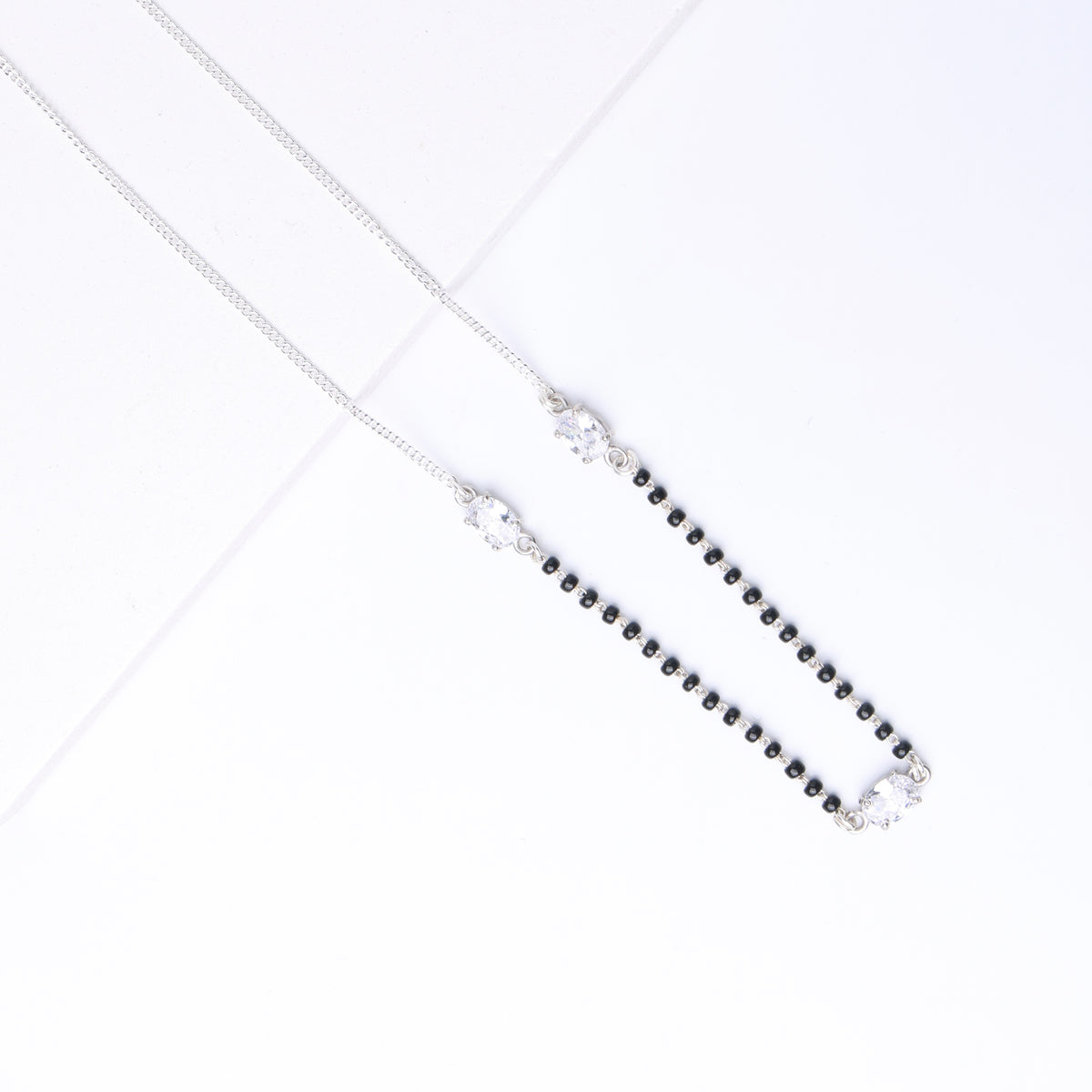Oval CZ Mangalsutra