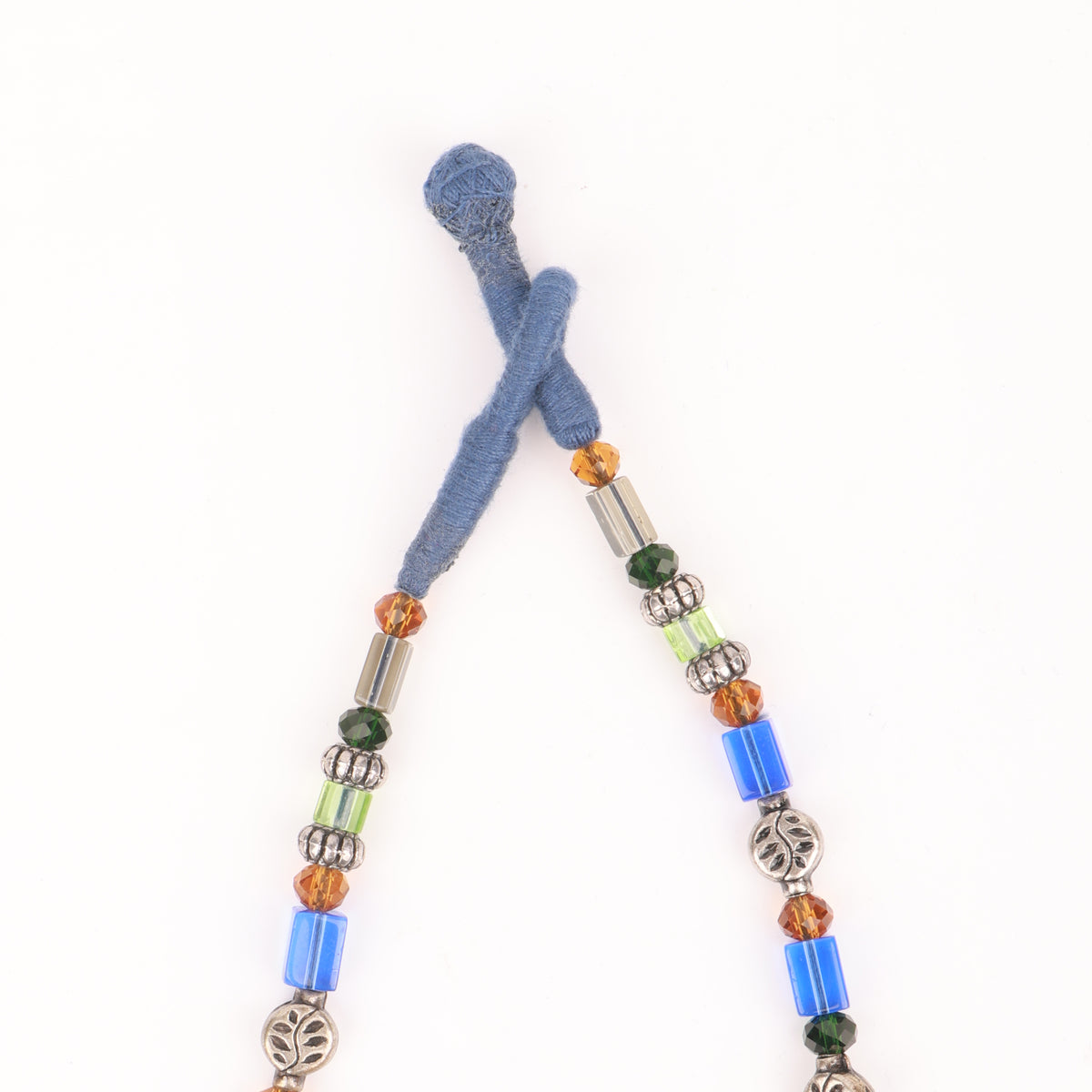 Glass Bead Layered Necklace