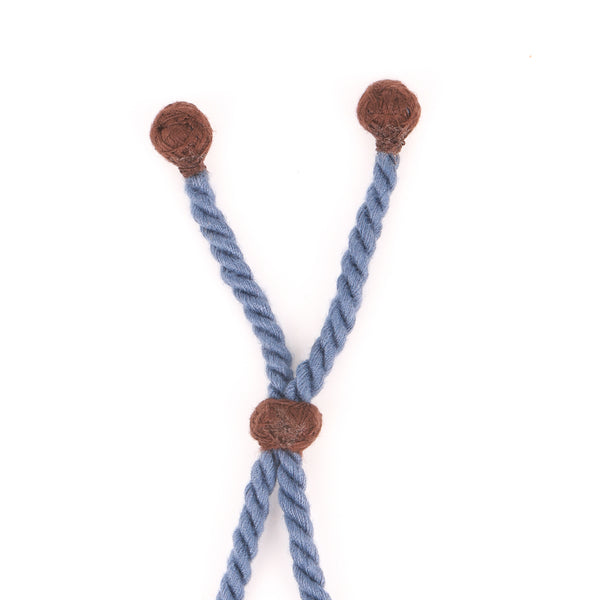 Glass Bead & Diamond Shaped Necklace