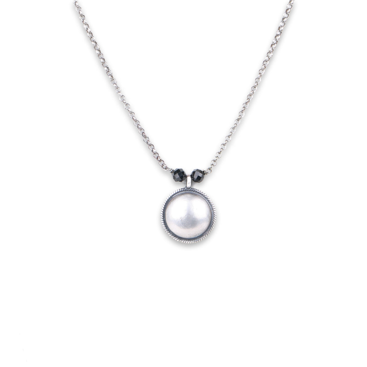 Oxidised Silver Vatee Mangalsutra