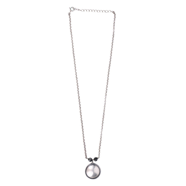Oxidised Silver Vatee Mangalsutra