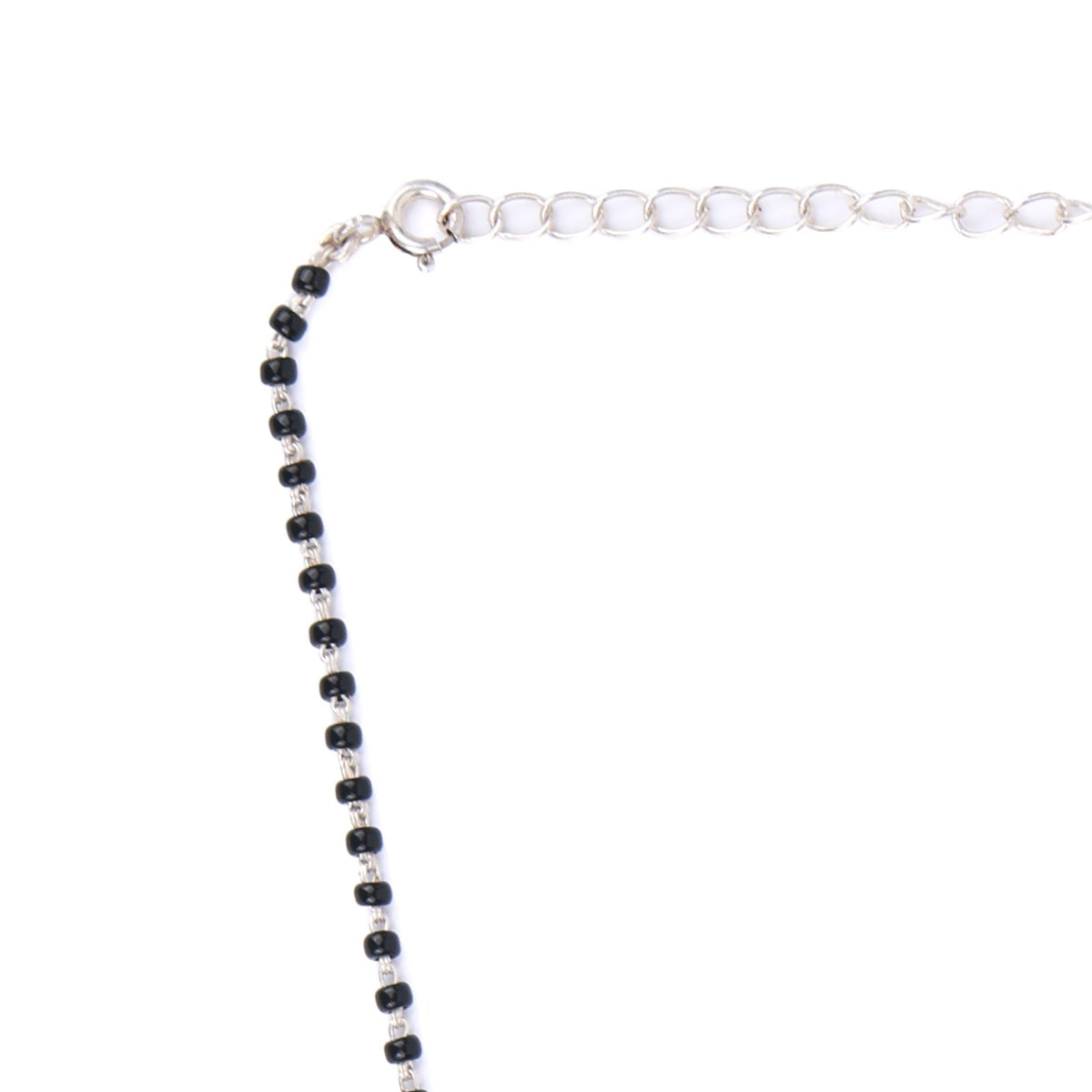 Silver Flower Filigree Mangalsutra
