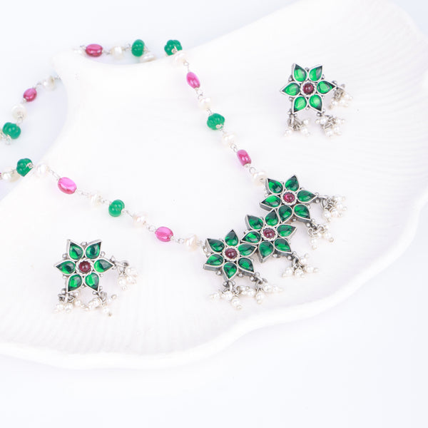 Bageecha Ganthan Set | 92.5 Silver