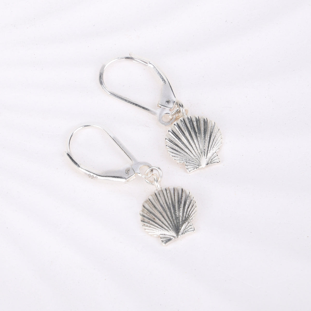 Silver Shell Earrings