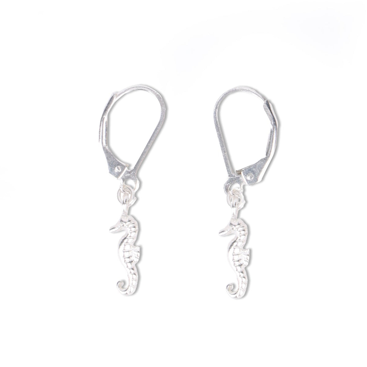 Silver Seahorse Earrings