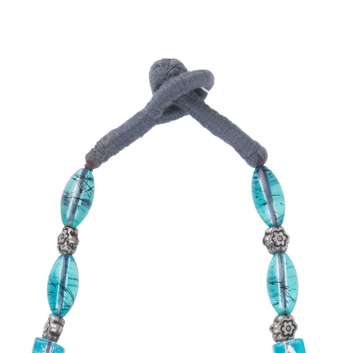 Orange Glass Bead Necklace