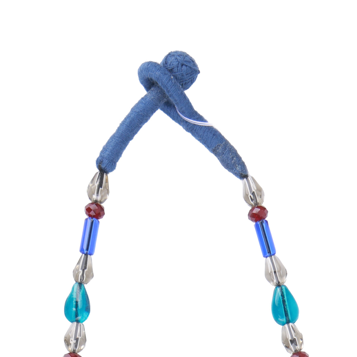 Blue, Green, Red & Turquoise Multilayer Necklace