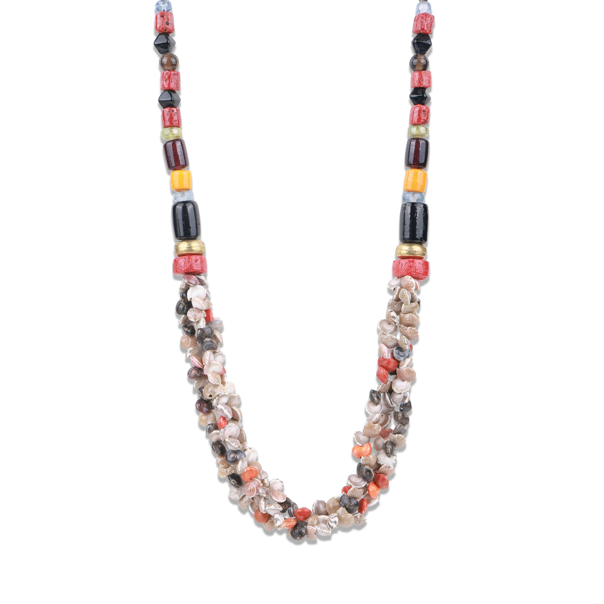 Shell & Glass Bead Necklace
