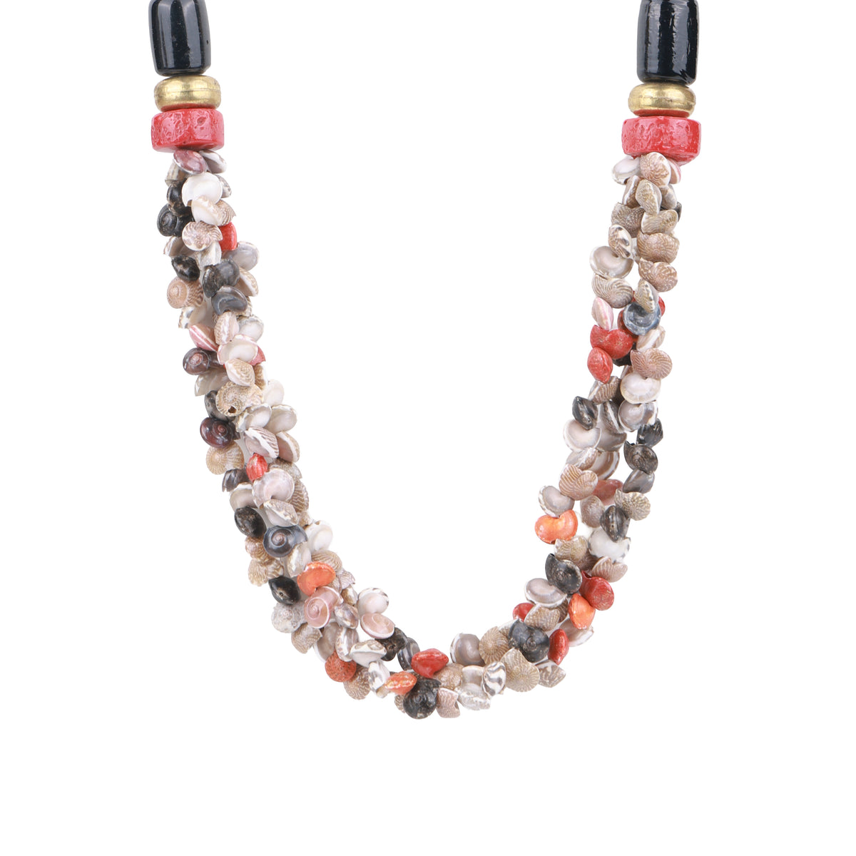 Shell & Glass Bead Necklace