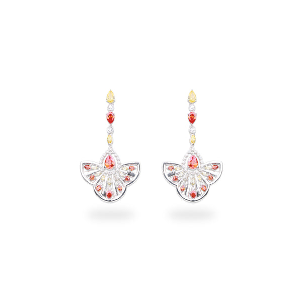 Oyster Shell Portugese Window Inspired Earring | 92.5 Sterling Siilver
