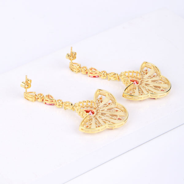 Oyster Shell Portugese Window Inspired Earring | 22K Gold Plated