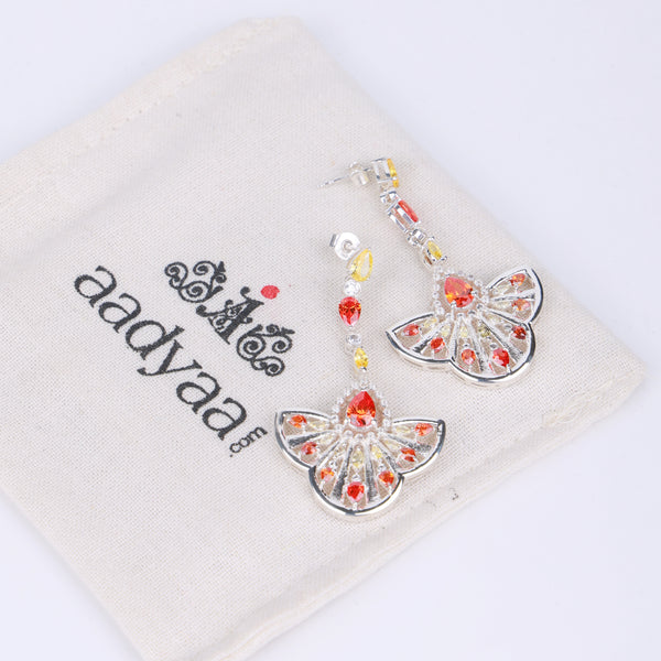 Oyster Shell Portugese Window Inspired Earring | 92.5 Sterling Siilver
