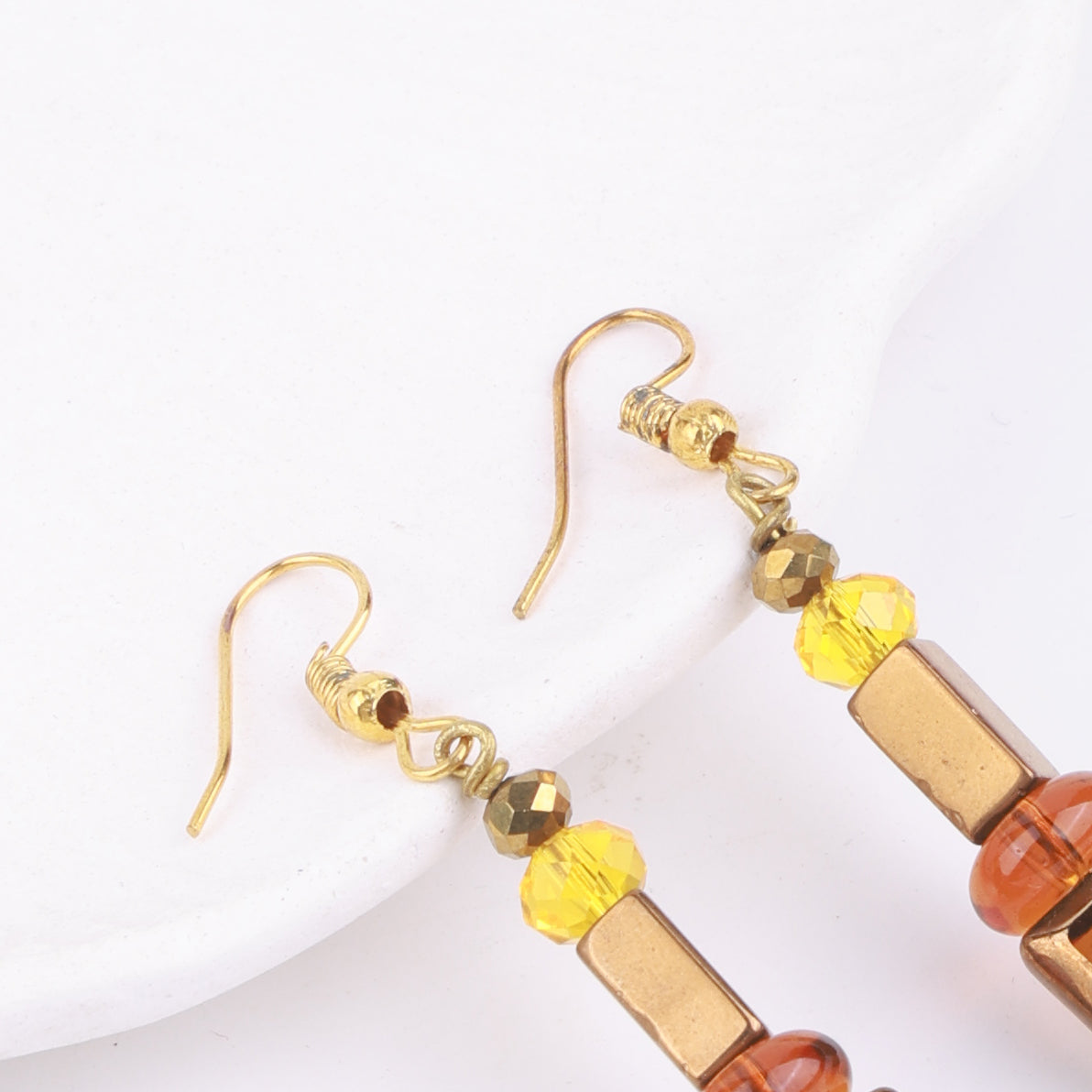 Multicolour Glass Bead Earrings